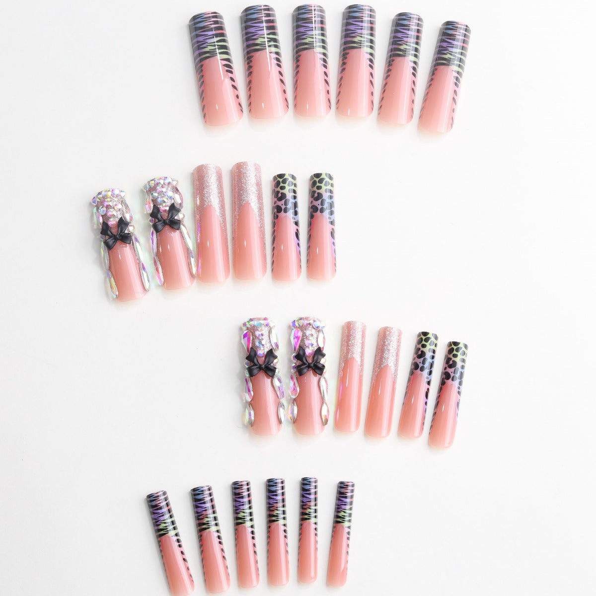 Mystic Blooms & Butterflies Magical Press-On Nails for Effortless Glam