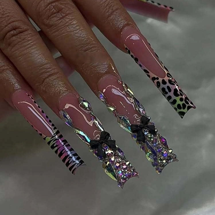 Mystic Blooms & Butterflies Magical Press-On Nails for Effortless Glam