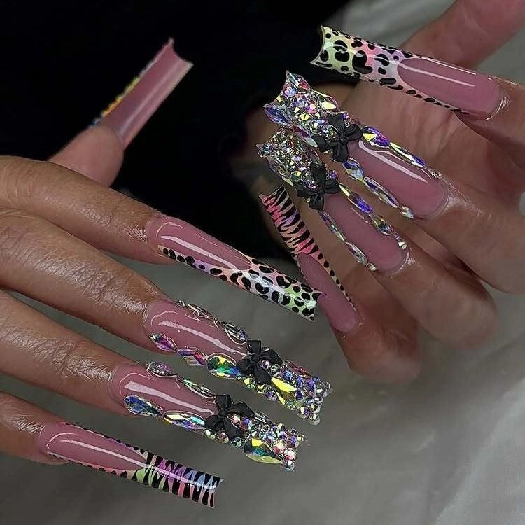Mystic Blooms & Butterflies Magical Press-On Nails for Effortless Glam