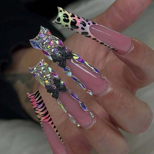 Mystic Blooms & Butterflies Magical Press-On Nails for Effortless Glam